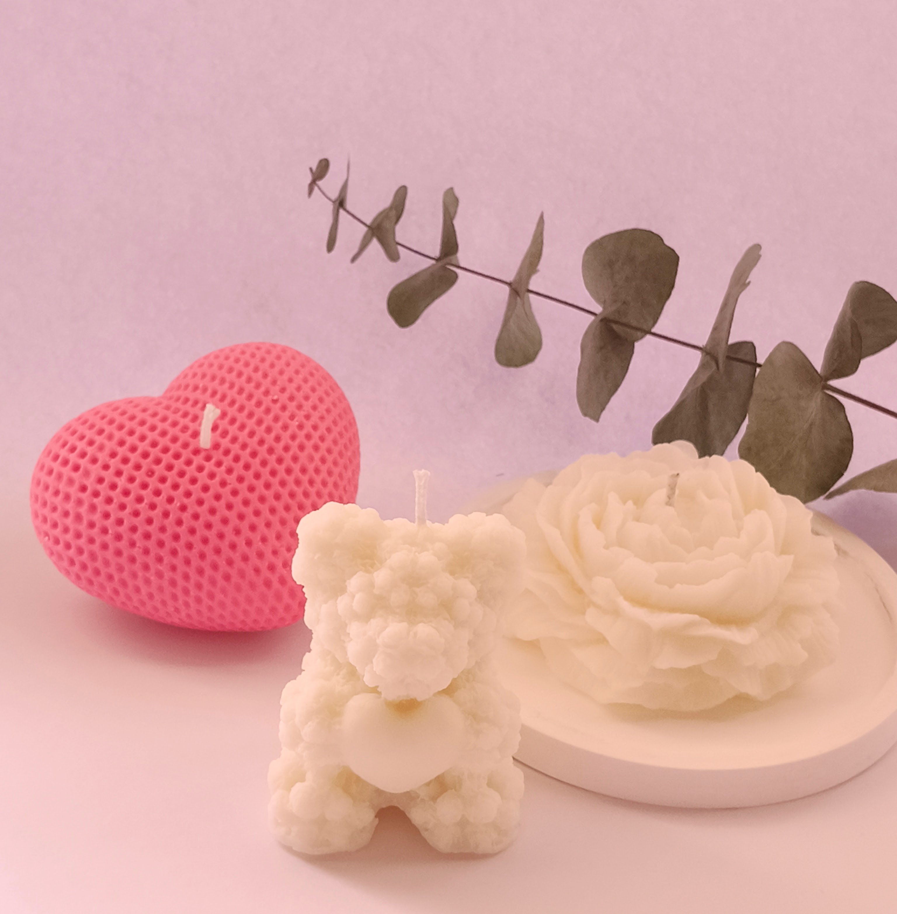 Oplus_16908288 Le Laro Romantic Trio Candle Gift Set